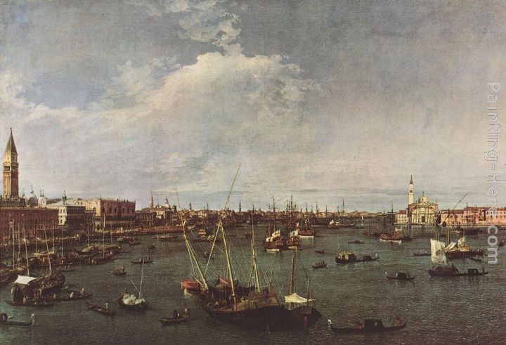 Bacino di San Marco painting - Canaletto Bacino di San Marco art painting